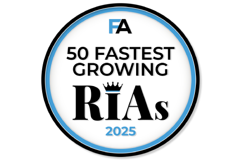Top 50 Fastest Growing RIAs in Financial Advisor Magazine Icon