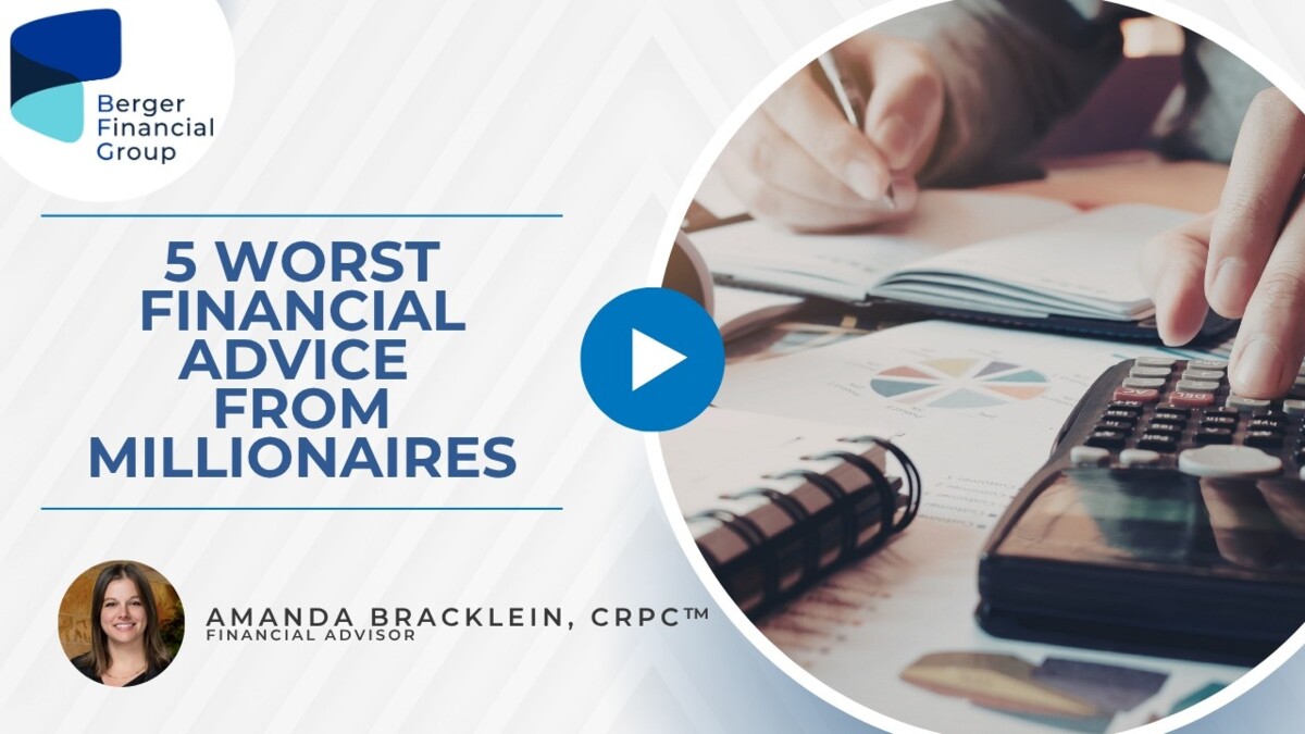 5 Worst Financial Advice from Millionaires